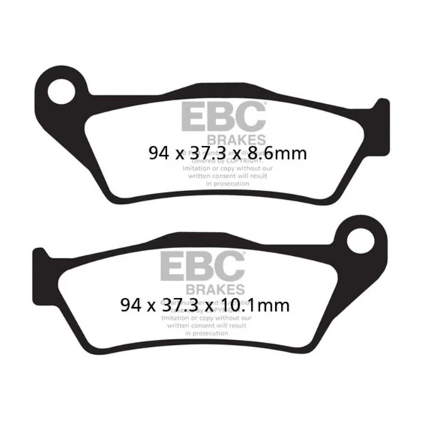 EBC FA363 BMW R1100,R1150 GS , F800R , R850 ARKA FREN BALATASI ürün görseli
