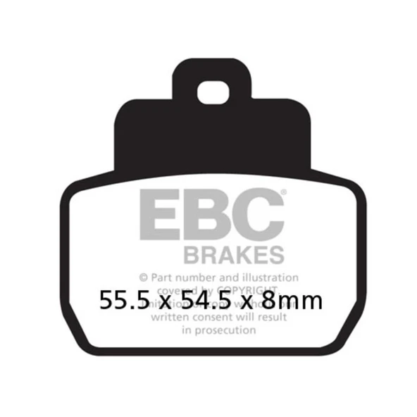 EBC SFA425 SCOOTER FREN BALATASI ürün görseli 1