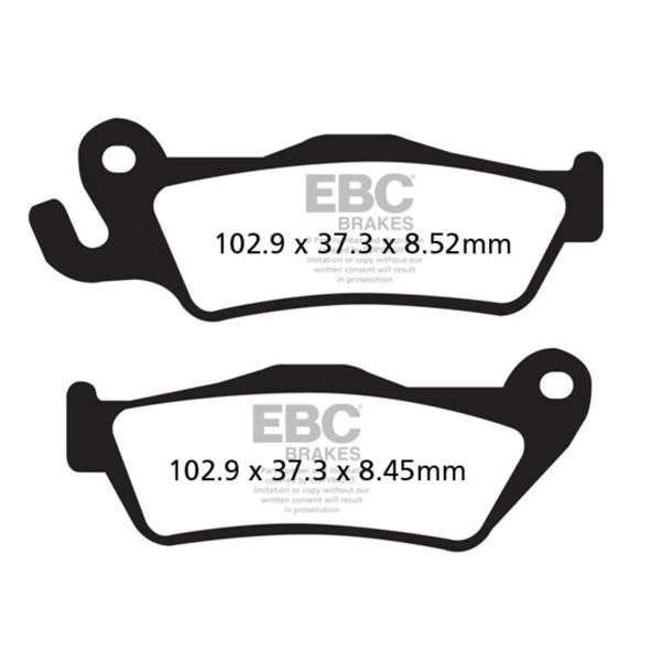 EBC FA438HH BMW K1200 GT 06-08 SINTER ARKA FREN BALATASI ürün görseli