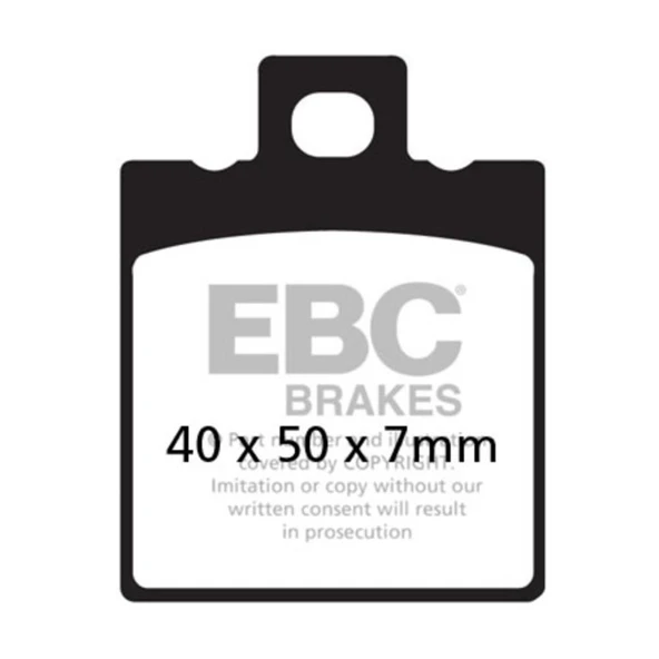 EBC FA047 DUCATI MONSTER 695 07-08 ARKA FREN BALATASI - 1