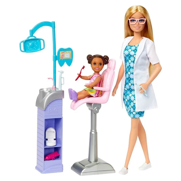 Barbie Diş Hekimi Bebek DHB63 HKT69 - Resim 5