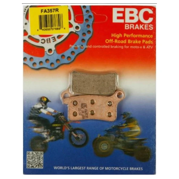 EBC FA357R MOTORCYCLE DISC PAD SET - 1