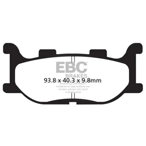 EBC FA199HH YAMAHA FZ6 04-07 , XJ-6 98-15 , MT03 (660cc) 06-12 SİNTER ÖN FREN BALAT ürün görseli 1