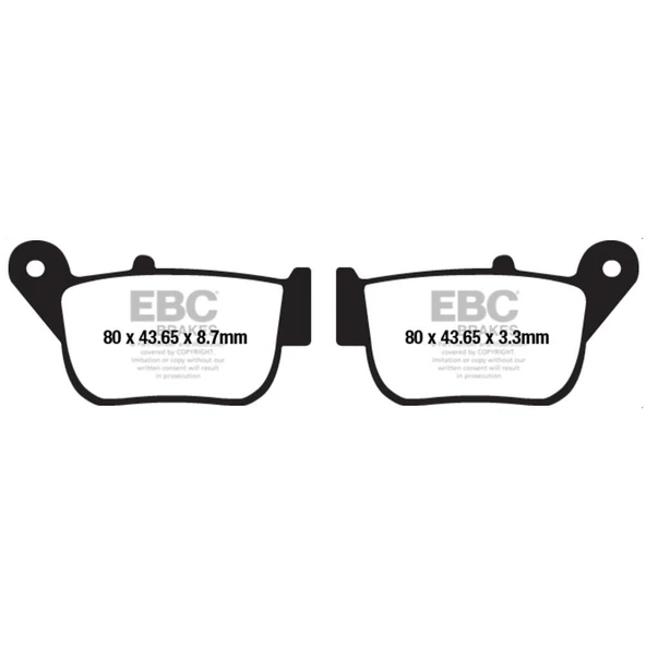 EBC SFA678HH YAMAHA X-MAX 250 14-16 (ABS SİZ) SINTER ARKA FREN BALATASI ürün görseli