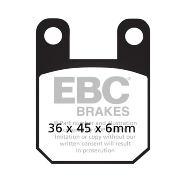 EBC SFA115HH BETA 50-125 RR , PEUGEOT LUDIX SINTER FREN BALATASI - 1