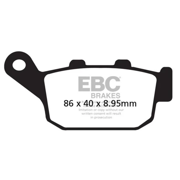 EBC FA496HH HONDA NC750X , X-ADV, INTEGRA 750, CB/CBR650R SINTER ARKA FREN BALATASI ürün görseli 1