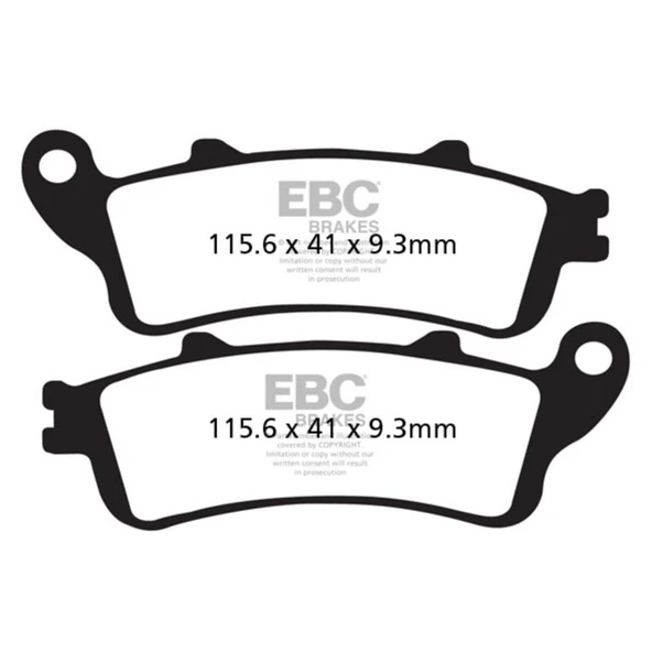 EBC SFA281 SCOOTER FREN BALATASI ürün görseli 1