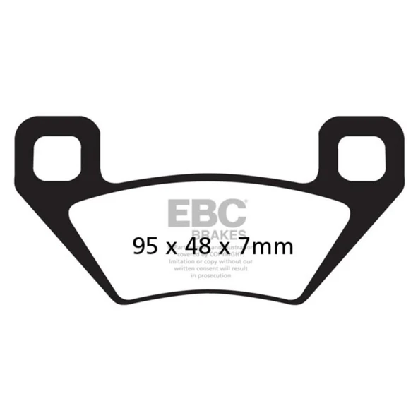 EBC FA395R ARCTIC CAT ATV ÖN ARKA SINTER FREN BALATASI ürün görseli 1