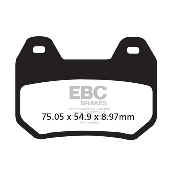 EBC FA304HH BMW K1200 LT 97-09 , R1200 CL 02-04 SINTER ARKA FREN BALATASI ürün görseli