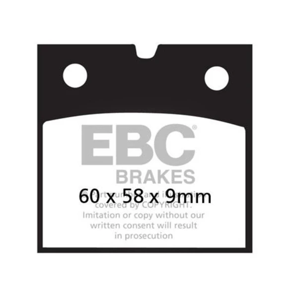 EBC FA077 BMW R80 , R850 R100GS 84-96 ÖN FREN BALATASI ürün görseli 1