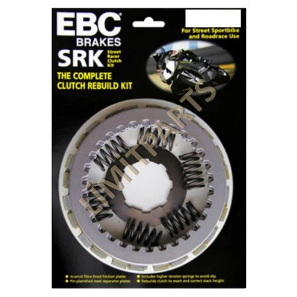 EBC SRK087 YAMAHA YZF-R6 06-18 KOMPLE FİBER DEBRİYAJ SETİ (9 Plaka) ürün görseli 1