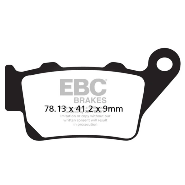 EBC SFA213 BAJAJ PULSAR AS/NS200 14-16  ARKA FREN BALATASI ürün görseli 1