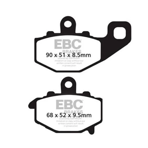 EBC FA192V KAWASAKI ZX6-R 95-16 , ER6-F , ER6-N 06-16 YARI SİNTER ARKA FREN BALATA ürün görseli 1
