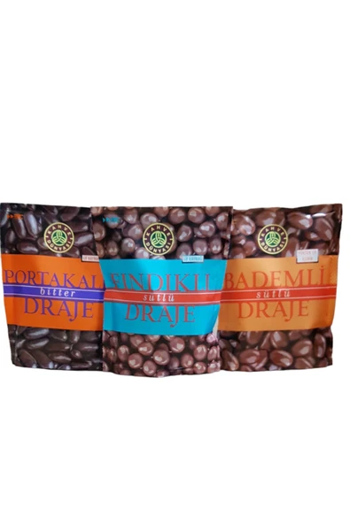 Kahve Dünyası Portakallı Fındıklı Bademli Draje 60+60+60=180 GR