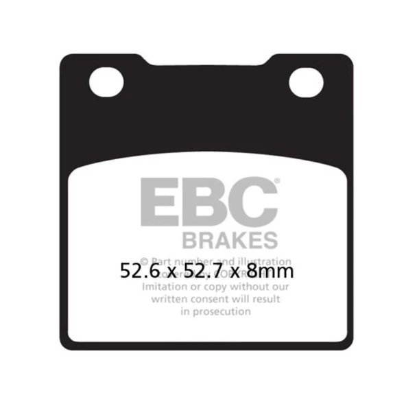 EBC FA161HH KAWASAKI ZZR1100 , ZX-12R SINTER ARKA FREN BALATASI ürün görseli 1