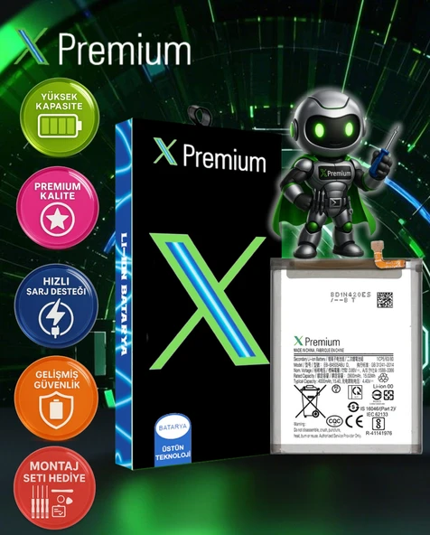 Samsung A20 A205 Batarya Pil Süper Yüksek Kalite 4000 mAh Xpremium - 1