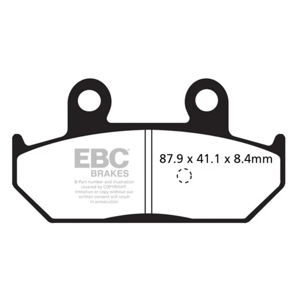 EBC SFA412 SCOOTER FREN BALATASI ürün görseli 1