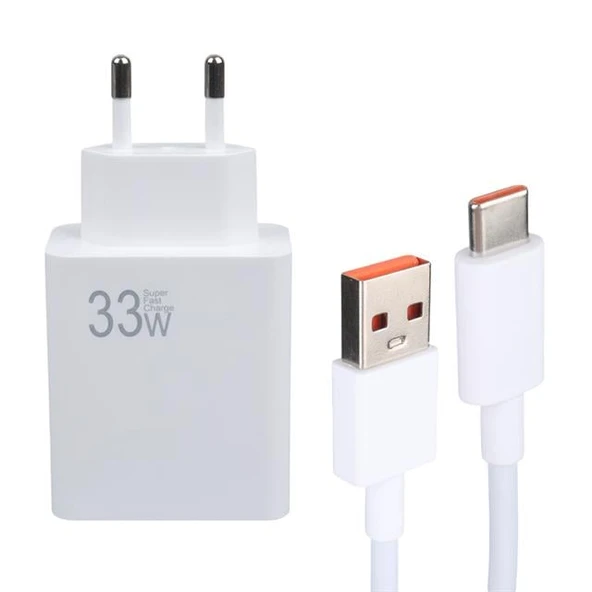 Weko WK-27876 M11 Beyaz 33 Watt Turbo Usb Şarj Başlık Adaptörü + Type-C Kablo - Resim 4