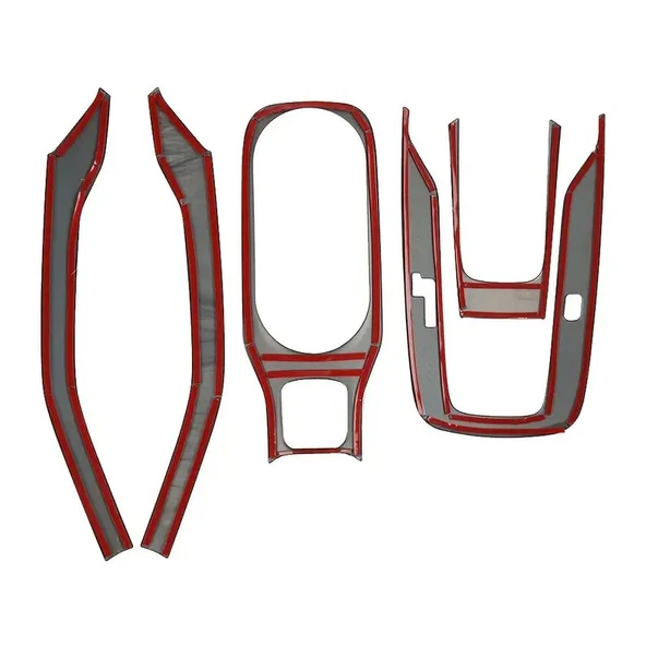 Toyota Corolla 2019 - 2025 E210 Kasa Vites Etrafı Kaplama Set KARBON - Resim 6