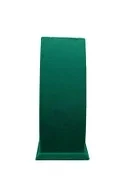 Süet Kumaş Yeşil Renk Ayaklı 17/8,5 cm Kolye Sergileme Dekoru - 2