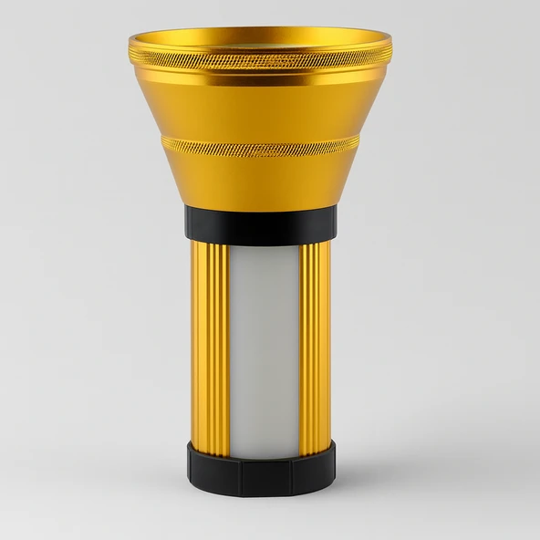 200W Şarjlı Kamp Led Feneri Güçlü El Lambası 8800 mAh Powerbank 3 Işık Modu Taşınabilir Aydınlatma - Resim 3