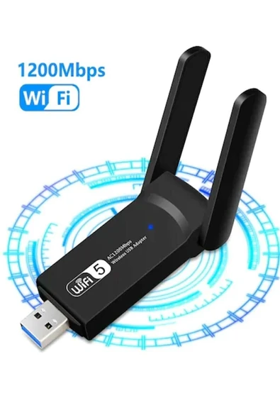 Dual Band Ac1200 Usb 3.0 Adaptör Kablosuz Wifi Yükseltici ürün görseli