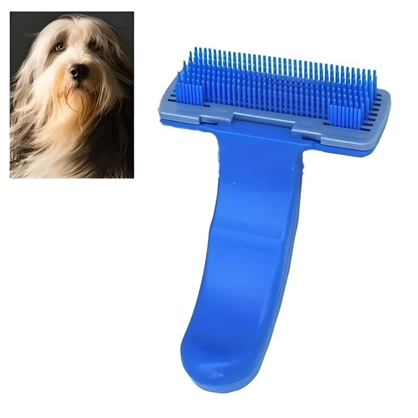 Kendini Temizleyen Kedi Köpek Tüy Bakım Tarağı Tüy Alıcı Tarak - Resim 3