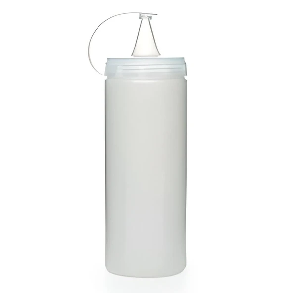 Şeffaf Kapaklı Sızdırmaz Yağlık Sosluk Şişesi Plastik Yağdanlık 400 ml AP-9028 - Resim 2