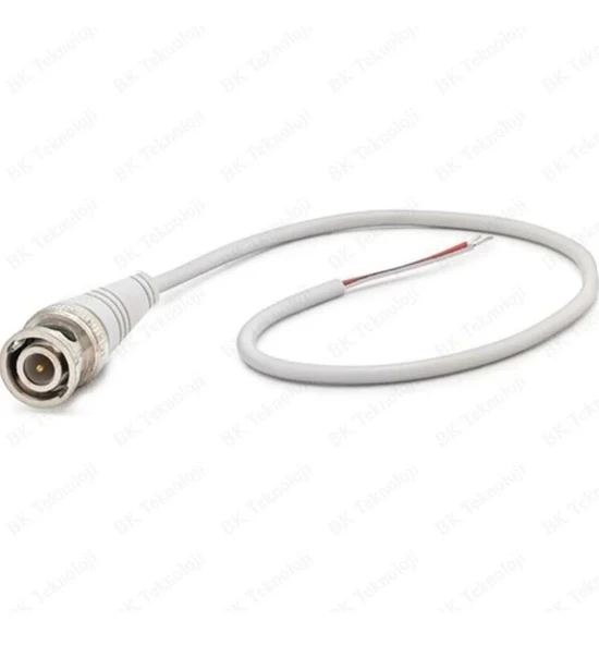 BNC Fiş Baskılı Hazır 20cm Kablolu Kamera Jakı - 3