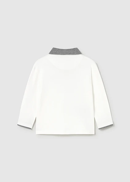 Mayoral Erkek Çocuk Polo Yaka Uzun Kol Tshırt - Resim 3