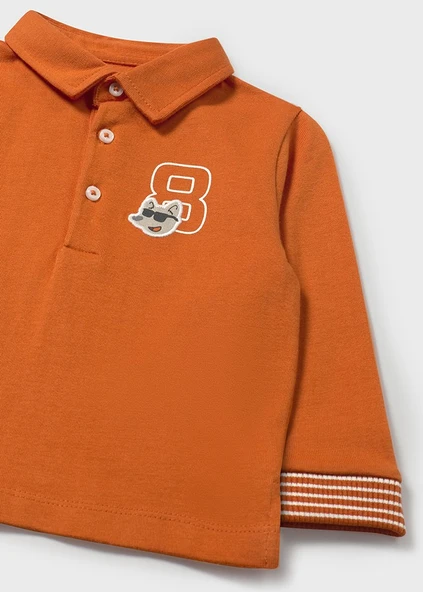Mayoral Erkek Çocuk Polo Yaka Uzun Kol Tshırt - Resim 4