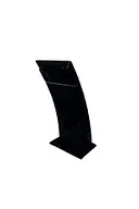 Süet Kumaş Siyah Renk Ayaklı 17/8,5 cm Kolye Sergileme Dekoru - 3