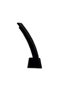 Süet Kumaş Siyah Renk Ayaklı 17/8,5 cm Kolye Sergileme Dekoru - 4