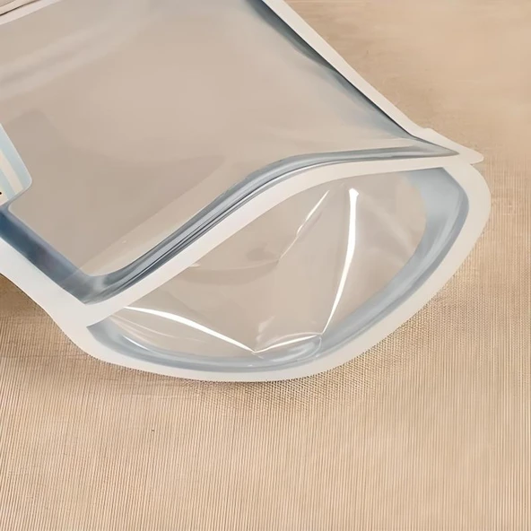 Kavanoz Görünümlü Kilitli Poşet Çıtçıtlı ve Pratik Torba 4 Adet - Resim 2