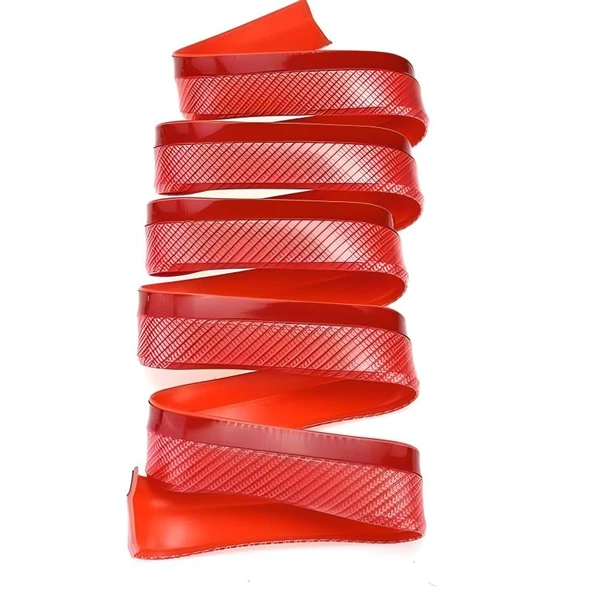 Kırmızı Renkli 2,5 Metre Araba Oto Ön Tampon Koruyucu Kauçuk Pratik Tampon Şerit Bant Döşeme Kiti - Resim 3