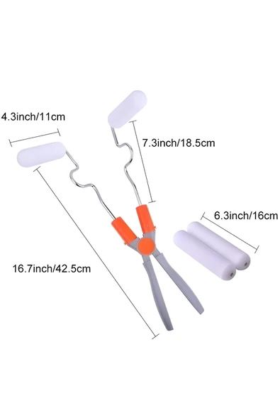 Nano Süngerli Damlatmaz Mobilya ve Duvar Boyama Rulosu Hem Köşe Hem Düz Zemin - Resim 2