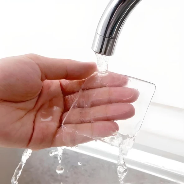 4 Adet Silikon Şeffaf Koltuk Mobilya Masa Beyaz Eşya Yazıcı Koruyucu Kaydırmaz Dayanıklı Pedler - Resim 2