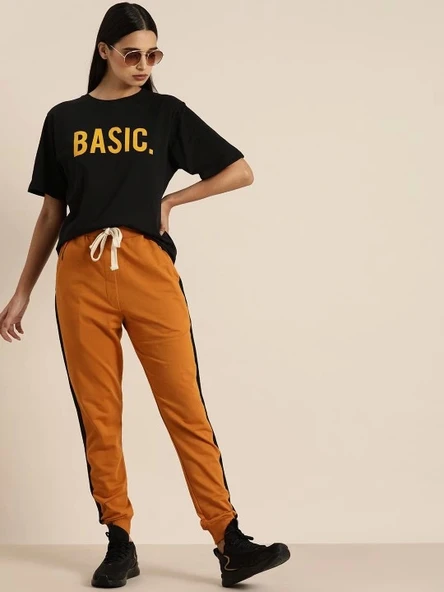 Baskılı T-shirt - Siyah - Resim 3