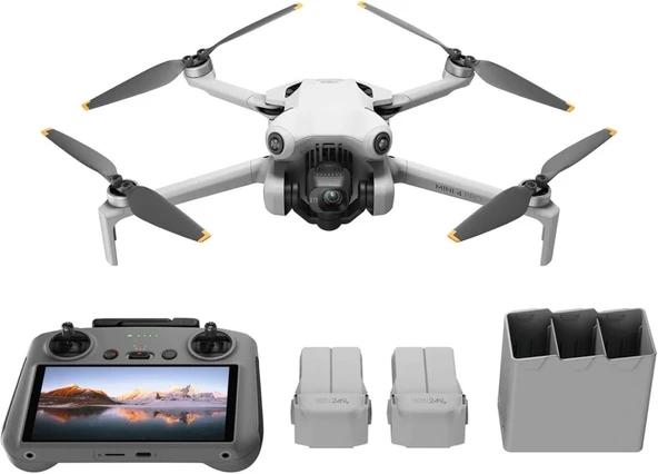 Dji DJI Mini 4 Pro Fly More Combo Plus (DJI RC 2) - İthalatçı Garantili - 1