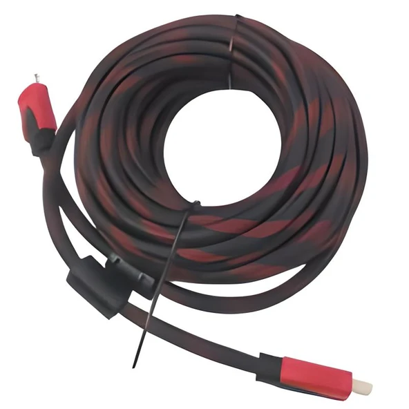 HDMI Kablosu 3 Metre HDTV Bilgisayar Uydu Görüntü Ses Full HD Sargılı Görüntü Aktarma Kablosu ürün görseli 1