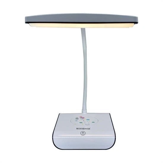 BUFFER® Şarjlı Oynar Esnek Başlıklı Dokunmatik 3 Farklı Modda Yanan Kaymaz Taban LED Masa Lambası ürün görseli