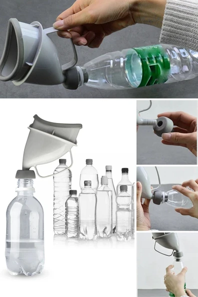 Unisex Taşınabilir Hijjenik Seyahat Tuvalet Aparatı Seyahat Tuvalet Hunisi - Resim 6