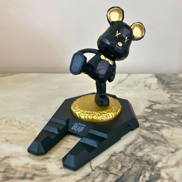 Ayıcıklı Telefon ve Tablet Standı Masa Üstü Telefon ve Tablet Tutucu Aparatı - Resim 4