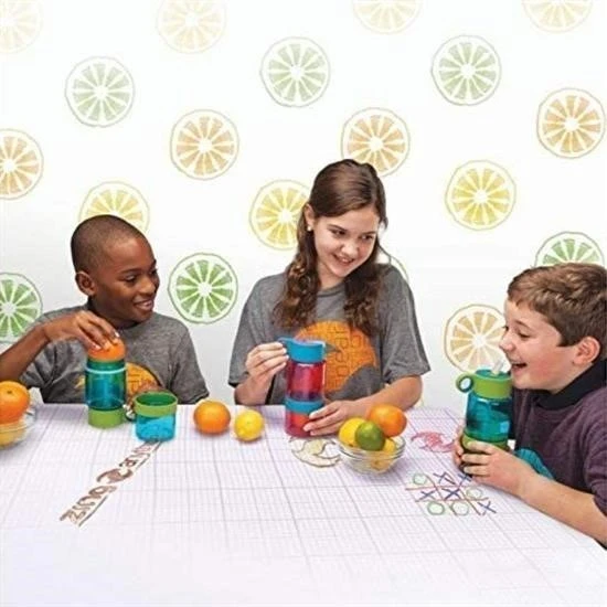 BUFFER® Narenciye Limon Sıkmalı Pratik Detoks Toksin Atıcı Su Matarası Spor Şişesi - Resim 2