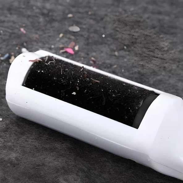 Taşınabilir Elektrostatik Hazneli Kolay Kullanımlı Rulo Şeklinde Evcil Hayvan Tüy Toplayıcı - Resim 4
