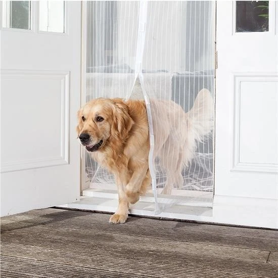 BUFFER® Pratik Manyetik Mıknatıslı Beyaz Kapı Pencere Sinekliği Tülü 90 x 210 cm - Resim 2