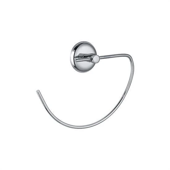 BUFFER® Paslanmaz Metal Dekoratif Havluluk Havlu Tutacağı Gümüş Renk ürün görseli 1