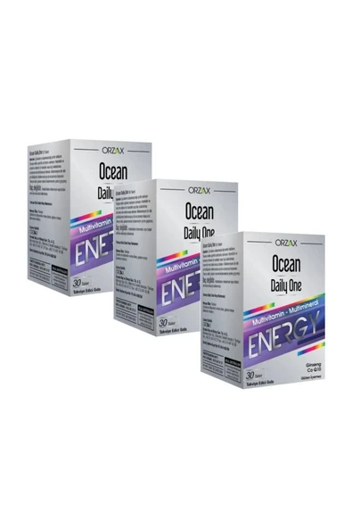 Ocean Daily One Energy 30 Tablet 3 Adet - 3