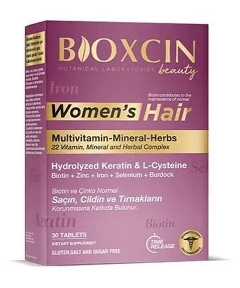 Bioxcin Womens Hair 30 Tablet ürün görseli