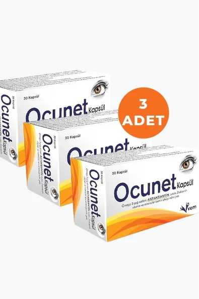 Ocunet 30 KAPSÜL 3 Adet ürün görseli